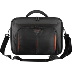 Targus Classic+ 15.6" Laptop Bag - Stylish Black & Red Polyester for Ultimate Protection